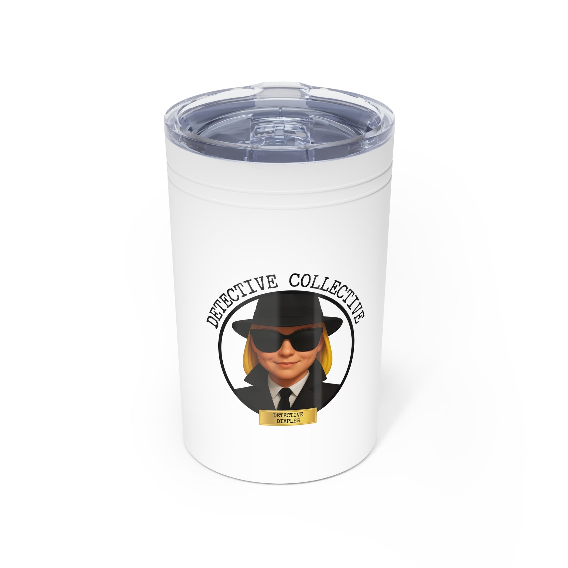 Detective Collective Logo - Vacuum Insulated Tumbler, 11oz