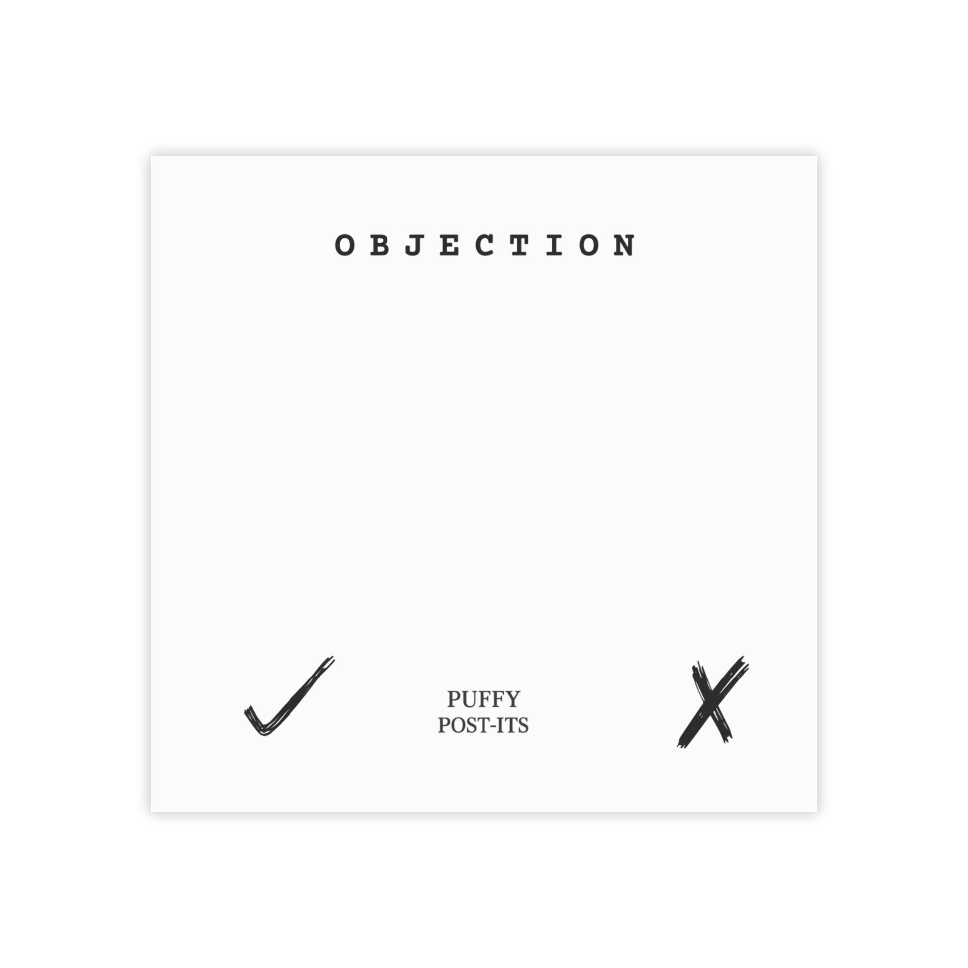 OBJECTION Post-it® Note Pads