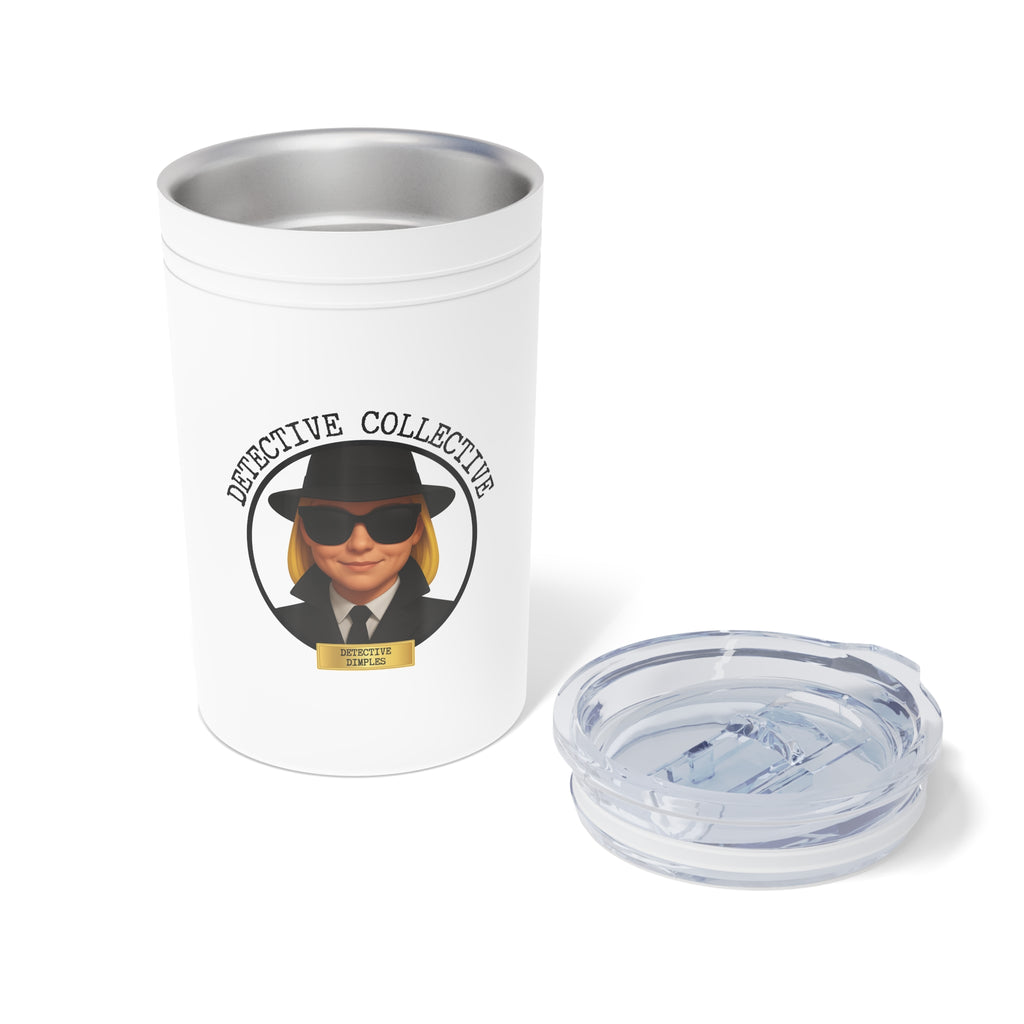Detective Collective Logo - Vacuum Insulated Tumbler, 11oz