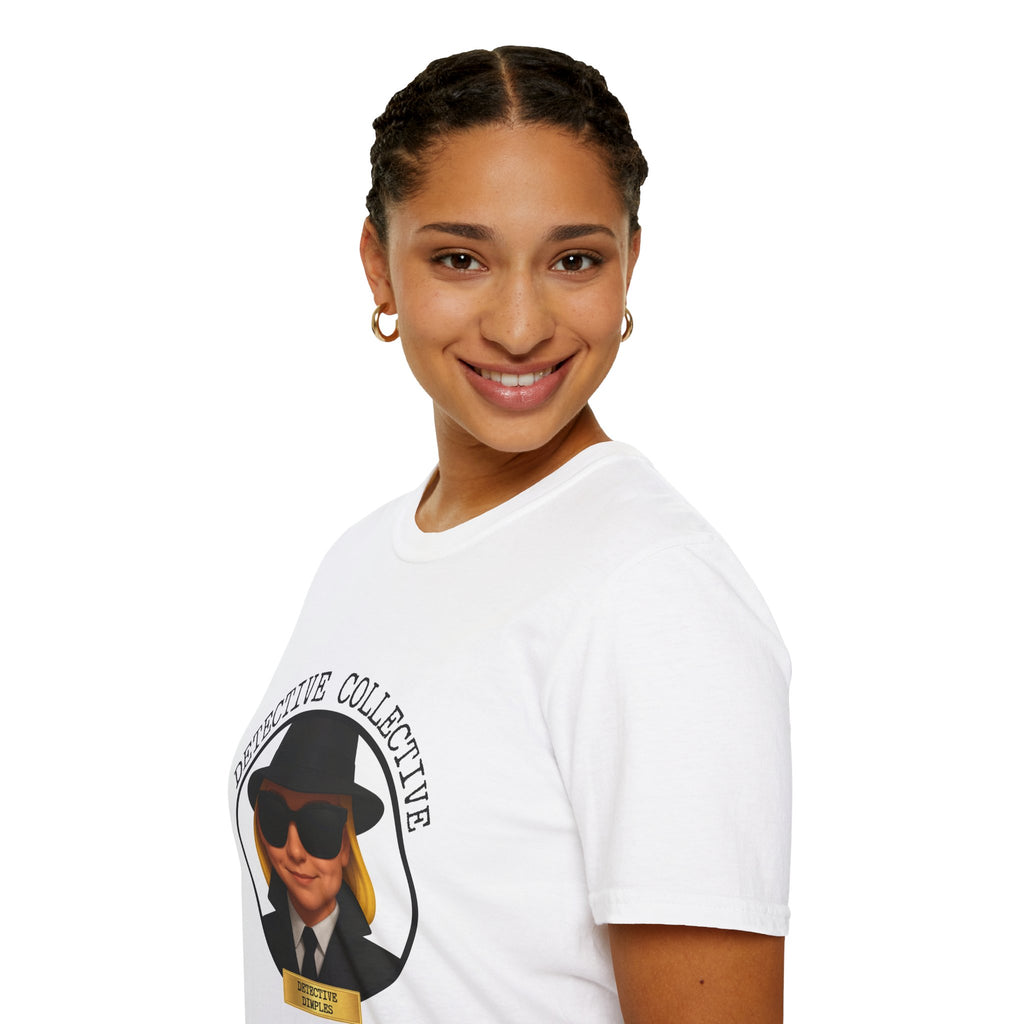 Detective Collective Logo - Unisex Softstyle T-Shirt