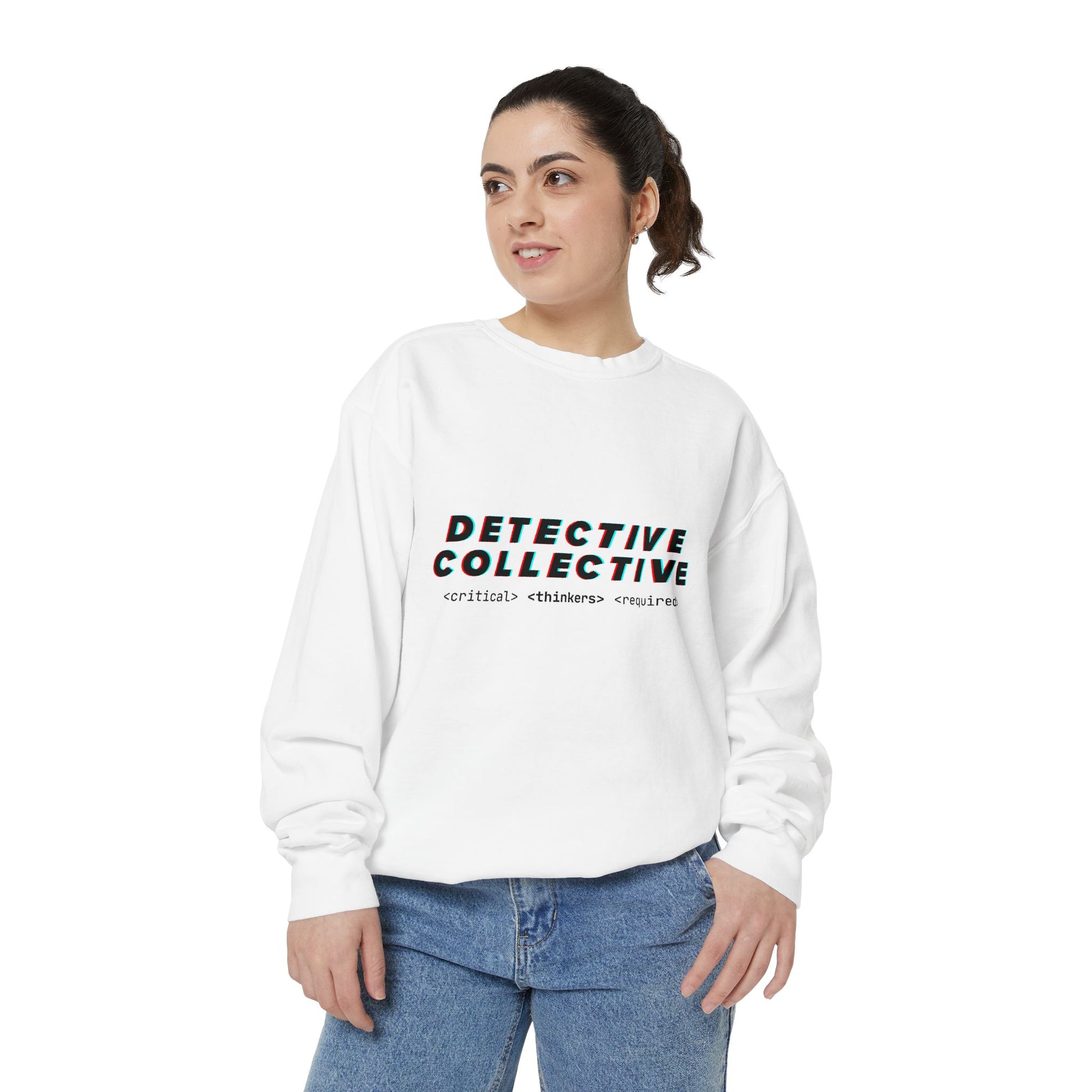 Detective Collective Sweatshirt | Unisex Garment-Dyed Cozy Apparel