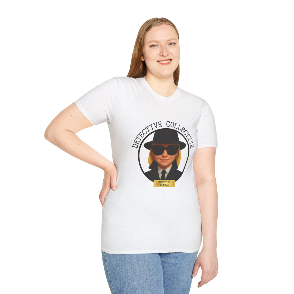 Detective Collective Logo - Unisex Softstyle T-Shirt