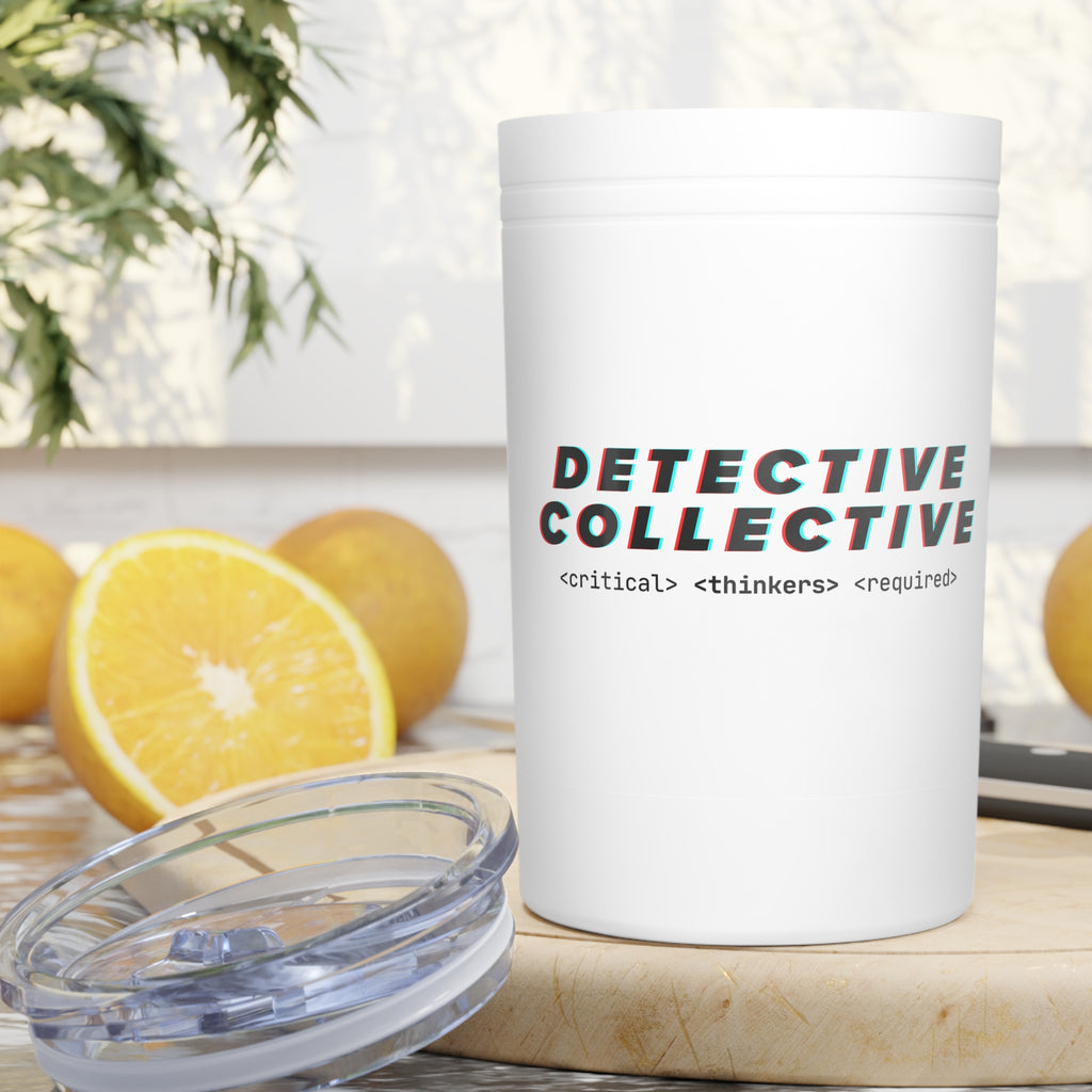 Detective Collective Vacuum Insulated Tumbler, 11oz