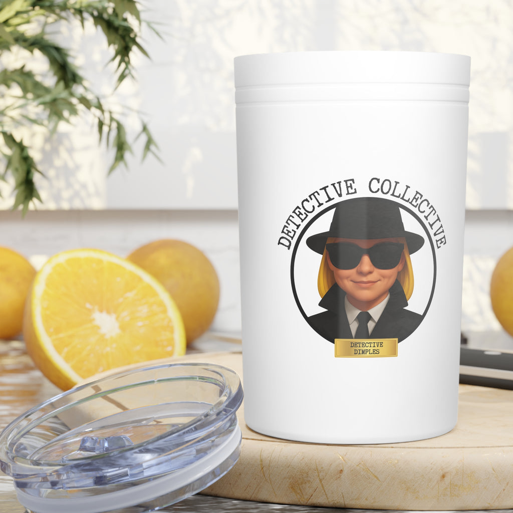 Detective Collective Logo - Vacuum Insulated Tumbler, 11oz