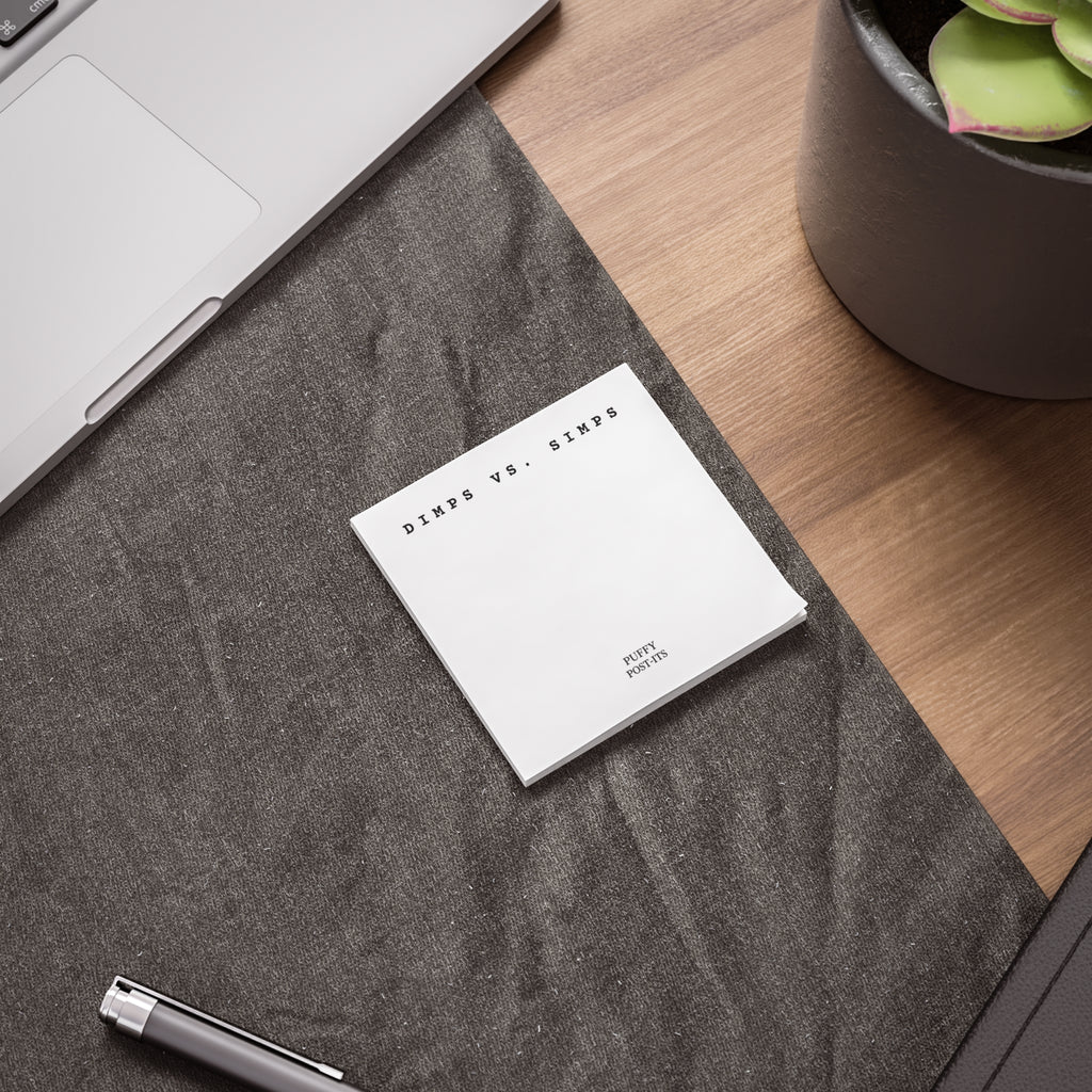 Dimps Vs. Simps Post-it® Note Pads