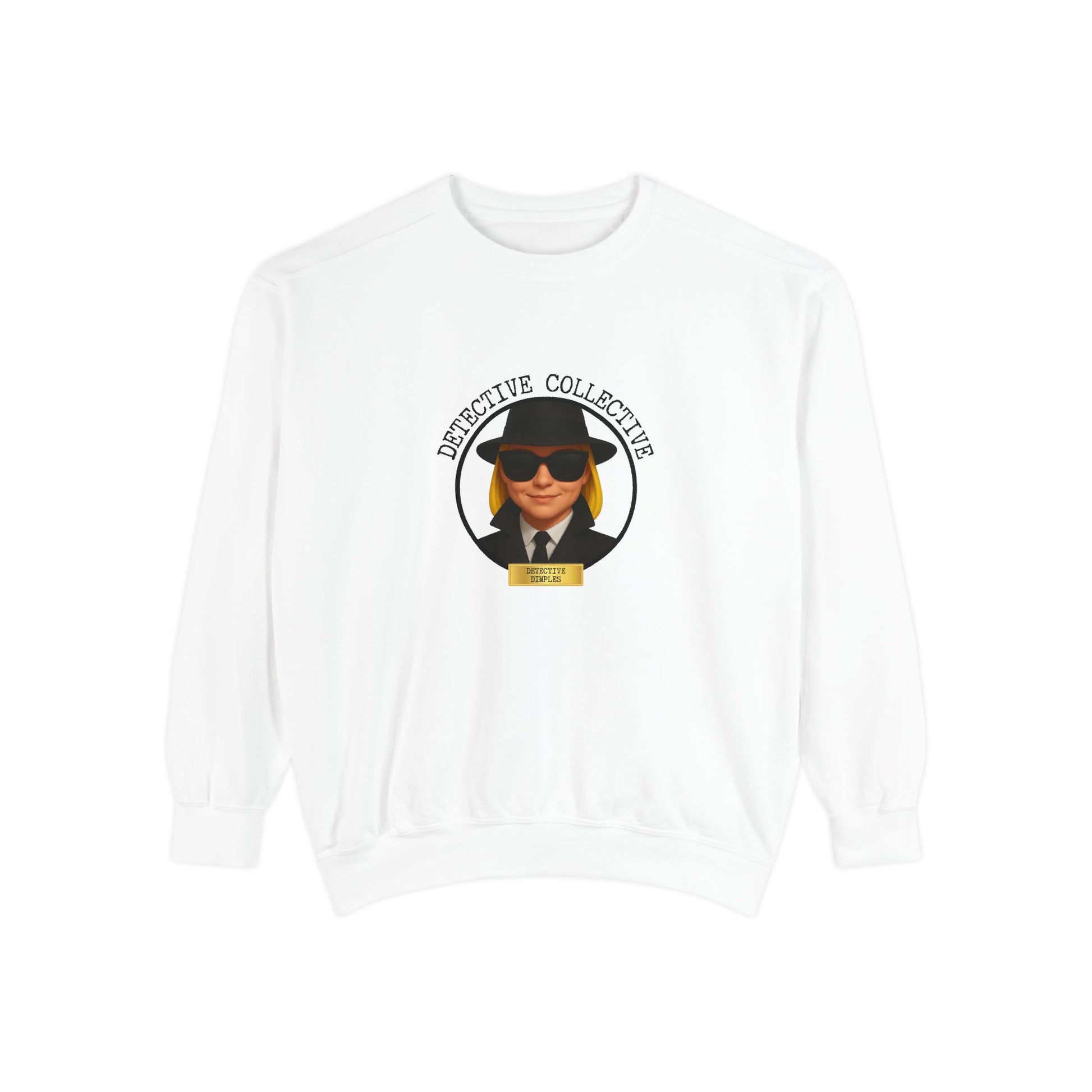 Detective Logo Sweatshirt | Unisex Garment-Dyed Cozy Apparel