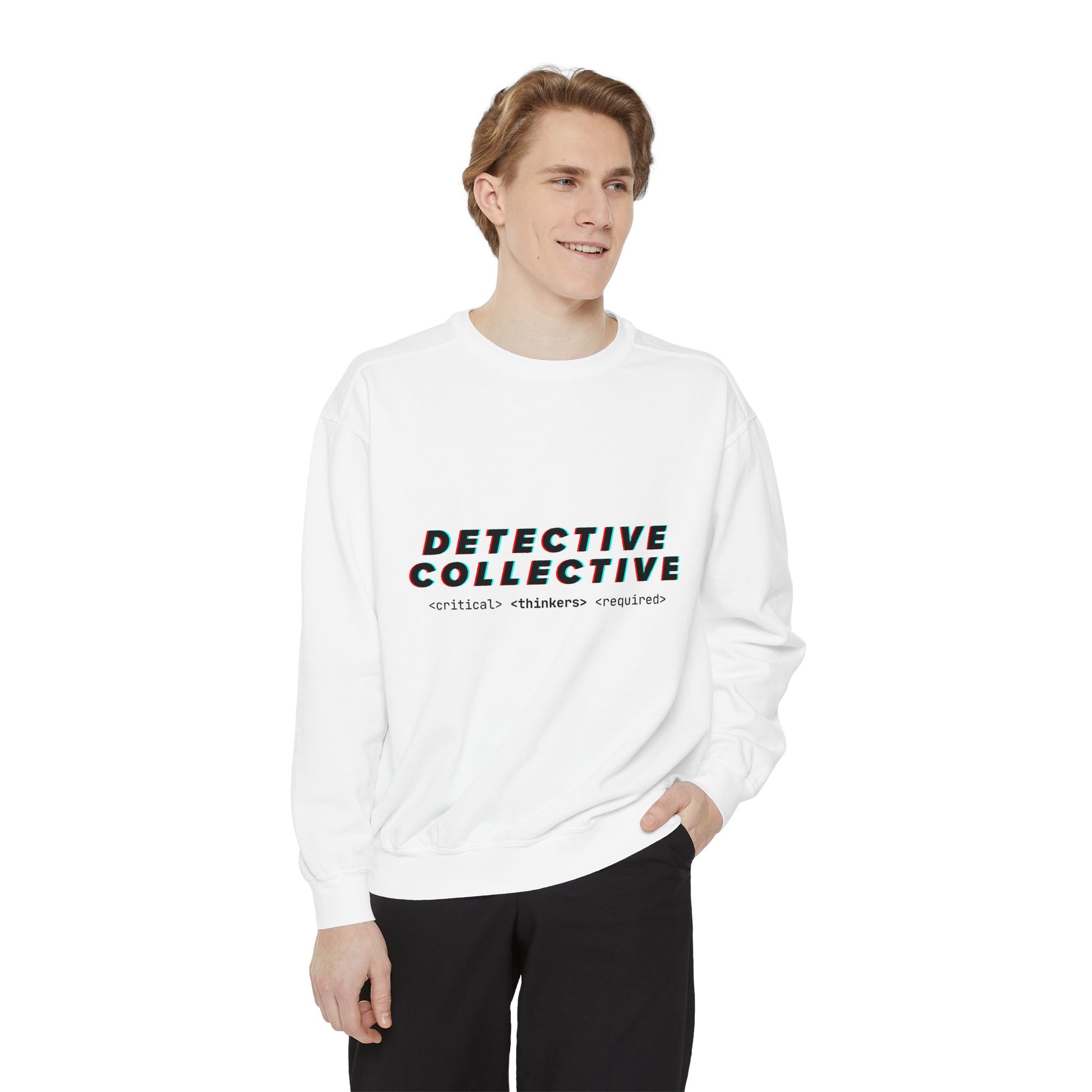 Detective Collective Sweatshirt | Unisex Garment-Dyed Cozy Apparel