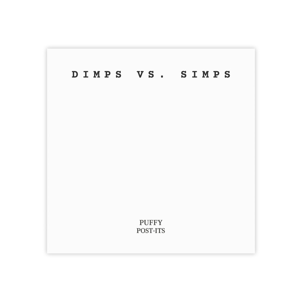 Dimps Vs. Simps Post-it® Note Pads