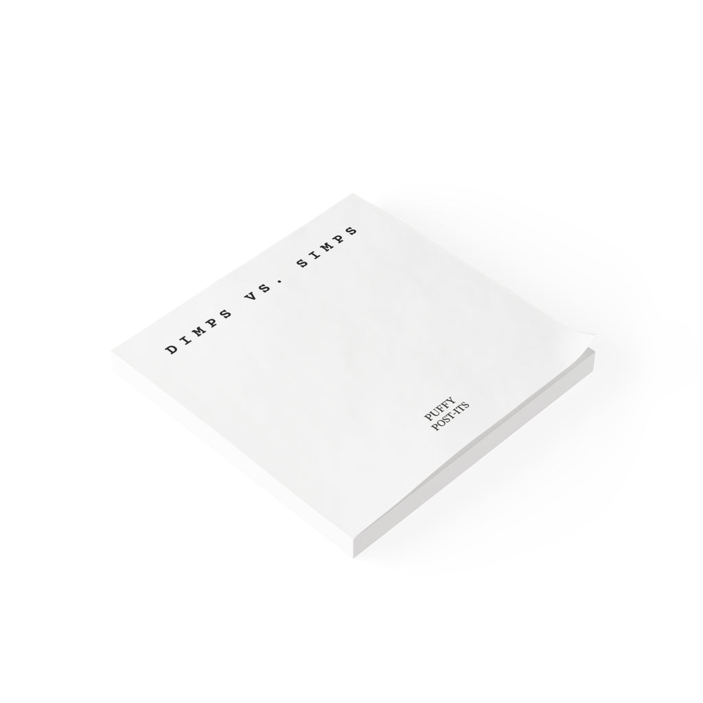Dimps Vs. Simps Post-it® Note Pads