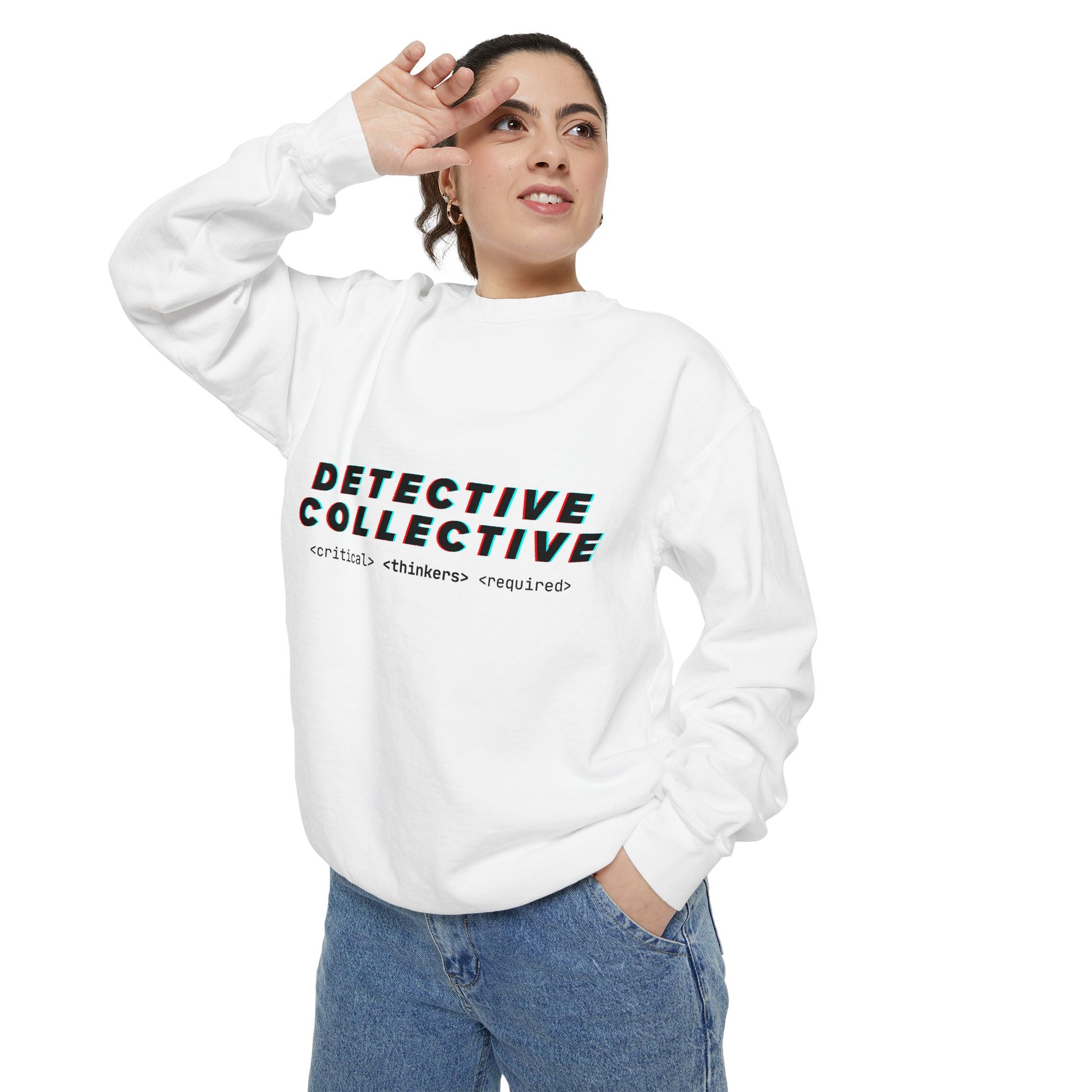 Detective Collective Sweatshirt | Unisex Garment-Dyed Cozy Apparel