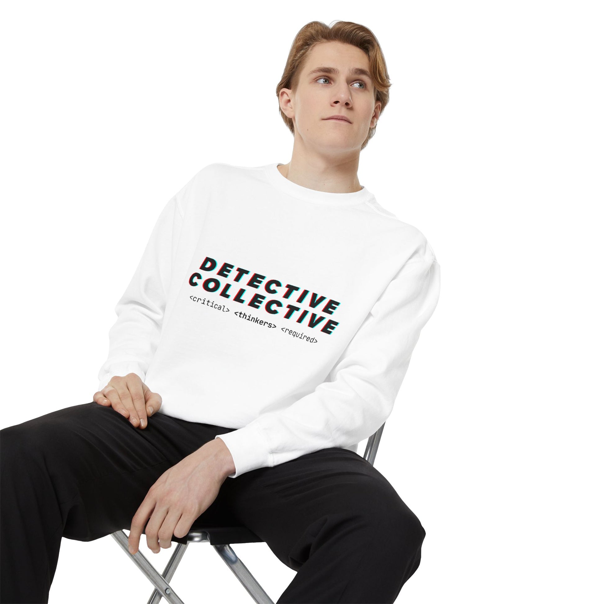 Detective Collective Sweatshirt | Unisex Garment-Dyed Cozy Apparel